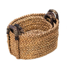 Load image into Gallery viewer, Straw Nesting Baskets With Handles
