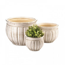 Load image into Gallery viewer, Antique Stone Planter Trio
