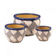 Load image into Gallery viewer, Geo Print Planter Trio
