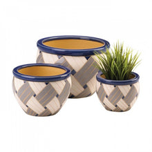 Load image into Gallery viewer, Geo Print Planter Trio
