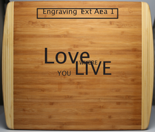 Load image into Gallery viewer, Bamboo Two-Tone Cutting Board
