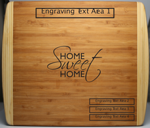 Load image into Gallery viewer, Bamboo Two-Tone Cutting Board
