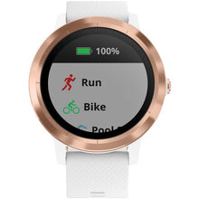 Load image into Gallery viewer, Garmin VivoActive 3 Rose Gold and White
