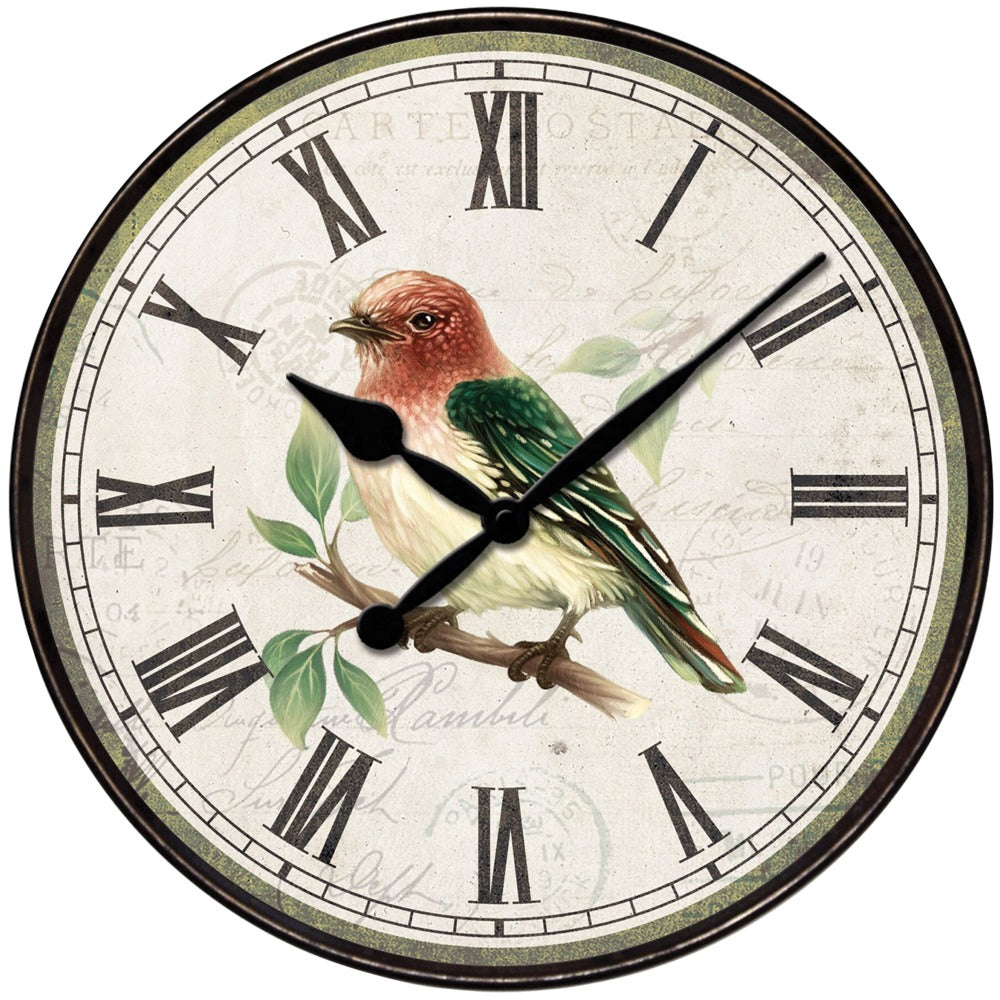 Bird Wall Clock (12in)