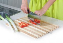 Load image into Gallery viewer, Natural Bamboo Strip Cutting Board
