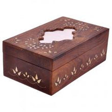 Load image into Gallery viewer, Handcrafted Wooden Tissue Box
