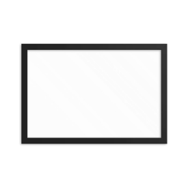 Enhanced Matte Paper Framed Poster (in)