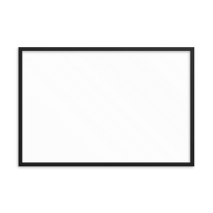 Enhanced Matte Paper Framed Poster (in)