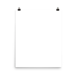 Enhanced Matte Paper Poster (in)