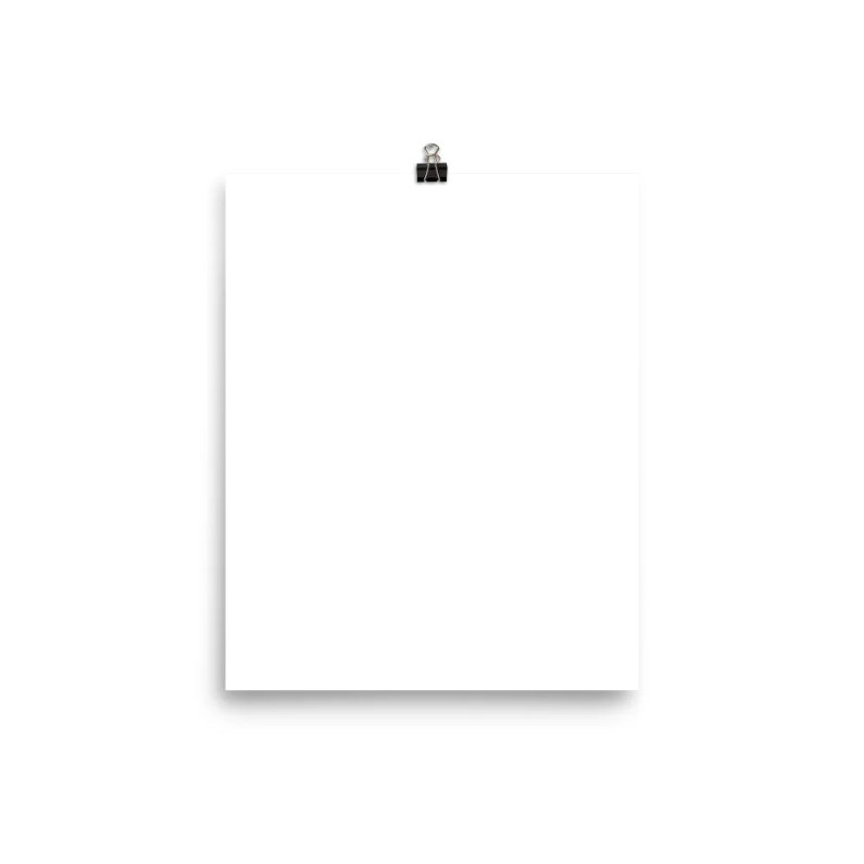Enhanced Matte Paper Poster (in)